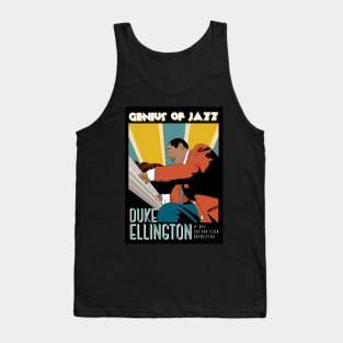 Duke Ellington Original Jazz Poster Tank Top